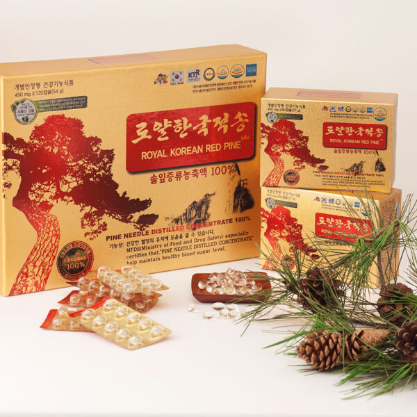 Tinh Dầu Thông Đỏ Royal (Hộp 120 viên)