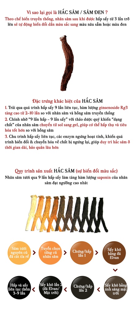 Hắc Sâm Củ Khô Hộp Thiếc