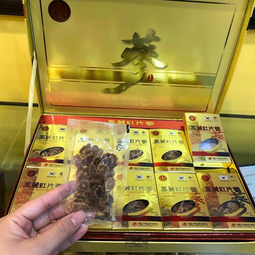 Hồng Sâm Khô Thái Lát