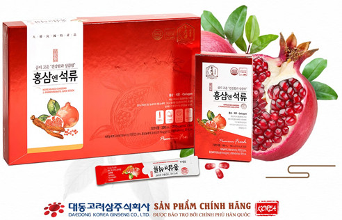 Hồng Sâm Lựu Collagen