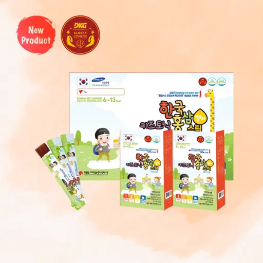 Hồng sâm trẻ em 6-13 tuổi Jelly DKG – thạch stick